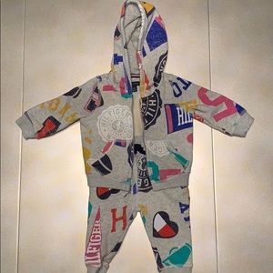 Baby Tommy Hilfigher Sweatsuit Size 6-9 months